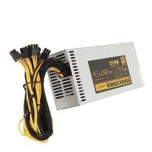 2000W Mining Power Supply Support 8 Gpu Cards Single Channel 2U Psu Pc Min IDM - Afbeelding 1 van 12