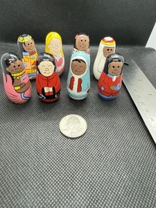 🔥 Vintage Fun Express Terry’s Village Multicultural Miniature Collectible Dolls - Picture 1 of 7