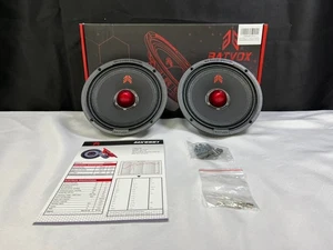 Batvox MX65E1 schwarz 200 W Max 6,5" hocheffiziente Mitteltöner Lautsprecher Paar - Bild 1 von 12