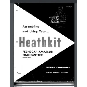 Heathkit Seneca vhf-1 Shortwave Radio owner manual 30 page Comb Bound - Picture 1 of 1