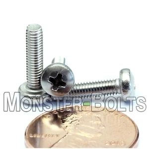Qty - 3,000 M3 x 12mm DIN 7985A Phillips Pan Machine Screw, A2 Stainless Steel - Picture 1 of 2