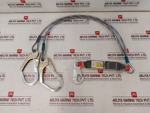 Hercules HL033Y50 5M Double Leg Safety Lanyard NBR15837 - Picture 1 of 20