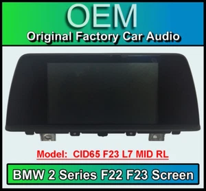 BMW 2 Series display screen, BMW F23 F22, CID65 L7 MID RL , LCI Multi function - Picture 1 of 5
