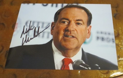 Mike Huckabee 44th Gov of Arkansas signed autographed 5x7 photo conservative Cover