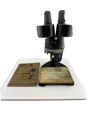 Vintage Spencer New Gem 334207 Scientific Microscope - Image 1 of 4