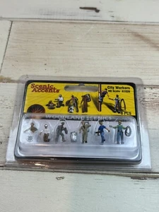 SCENIC ACCENTS HO GAUGE #A1826 CITY WORKERS (8 PIECES), WOODLAND SCENICS - Foto 1 di 2