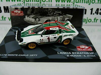 RMIT3 1/43 IXO Rallye Monte Carlo  : LANCIA STRATOS HF 1977 S.Munari / S. Maiga • 8.90€