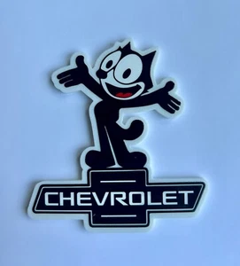Felix Chevrolet fridge magnet, Vintage style Felix the Cat collectible magnet - Picture 1 of 10