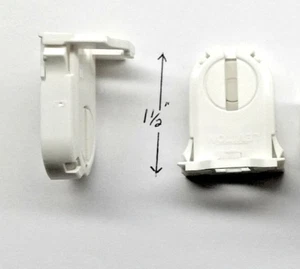 40x Leviton 23661-SNP Fluorescent Lamp Holder T8/T12 Shunted Bi-Pin Sockets - Picture 1 of 7