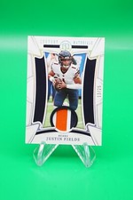 2022 National Treasures Century Materials Holo Silver /25 #32 Justin Fields GS1