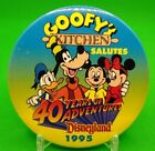 3" Walt Disney Disneyland 40th Anniversary Goofy Kitchen 1995 Pin Badge