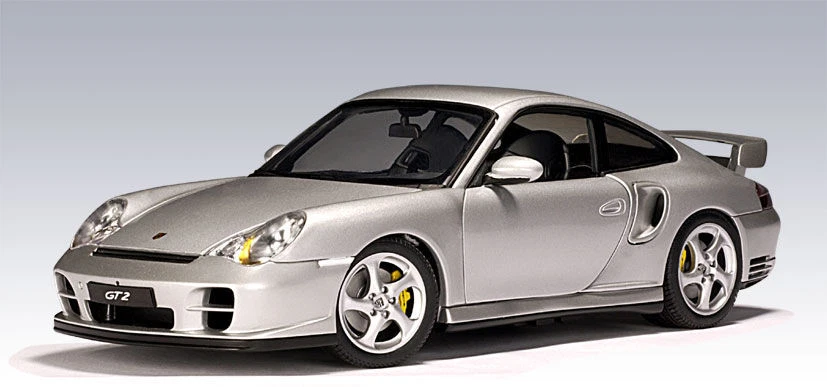 Porsche 911 (996) Turbo Coupe Gt2 Silver by AUTOart 1 18