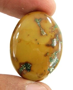 Piedra preciosa suelta turquesa tibetana natural 32,30 quilates cabujón envoltura de alambre - 20135 - Imagen 1 de 2