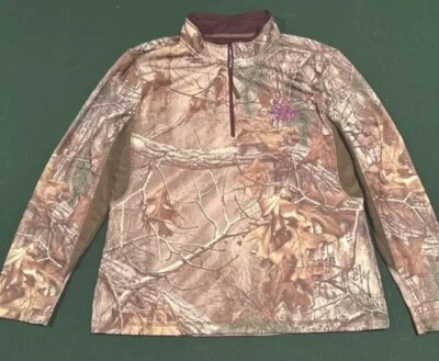 Realtree Xtra camo  Womens Large 1/4 Zip Pullover - Image 1 of 4