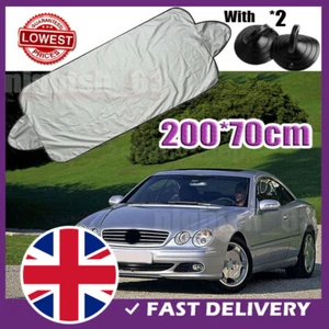 UK Car Windscreen Windshield Frost Cover Ice Snow Shield Front Window Protector - Picture 1 of 16
