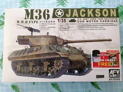 AFV 1/35 M36 JACKSON US ARMY 90MM TANK DESTROYER ITEM N° AF35058 - Immagine 1 di 4
