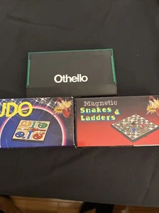 3 Pocket Games Othello, Ludo, Snake & ladder NEW Plus Extras - Bild 1 von 8