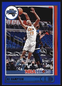 2021-22 Hoops Blue #22 RJ Hampton