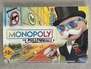 Hasbro Monopoly for Millennials Board Game New Sealed Set A Trend Game Night
