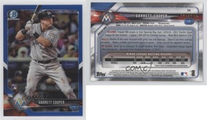 2018 Bowman Chrome Blue Refractor /150 Garrett Cooper #54 Rookie RC