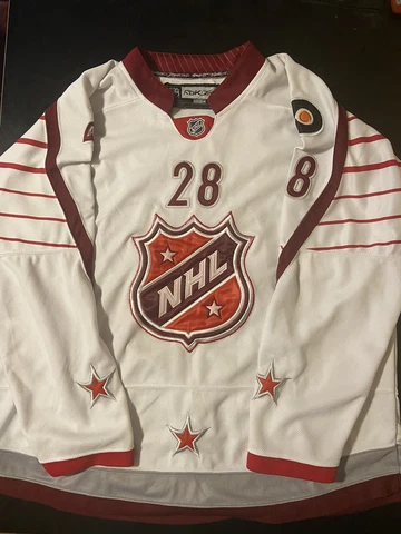 2011 NHL All Star Game Reebok Claude Giroux CCM Hockey Jersey No. 28 Flyers Cover