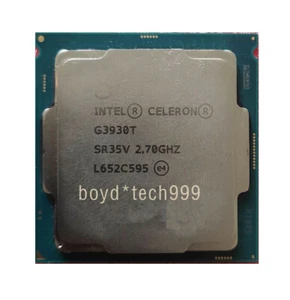 Intel Celeron G3930T Dual-Core CPU 2.7GHz SR35V LGA 1151 2700 MHz Processor - Picture 1 of 4