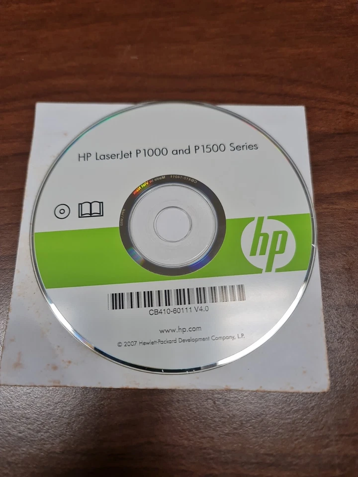 CD MANUALI E SOFTWARE HP LASERJET P1000 P1500 SERIES CB410-60111 V 4.0 - Immagine 1 di 1