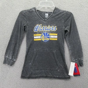 Golden State Warriors NBA Girls thin Hoodie Grey Size S(6/6X) Grey New w/tags - Picture 1 of 10