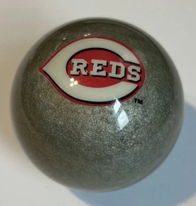 Pool/Billiards Cincinnati Reds Silver MLB Custom Cue Ball Great Gift! Unique! - Picture 1 of 2