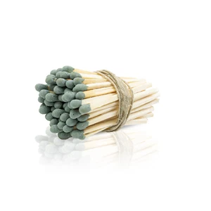 2" Inch Small Wooden Matchsticks for Home Decor Wedding Favors - Dark Green - Picture 1 of 4