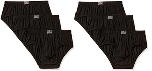 Jockey Men's Cotton Brief Assorted Colors Underwear Pack Of 6 - Picture 1 of 6