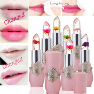 US Flower Lipstick Color Jelly Transparent Magic Changing Lip Temperature Change
