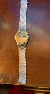 EBEL Classic Wave Watch 18K Steel 181909 Quartz Mens 31MM Serviced - Picture 1 of 10