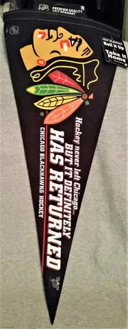 Chicago Blackhawks Premium Felt Pennant Cover