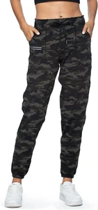 Women’S Elastic Waist Joggers with Pockets - Sport Gym Lounge Yoga Pants - Picture 1 of 12