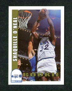 Shaquille Shaq O'Neal Orlando Magic Rookie Hoops 1992 NBA Basketball Card RC - Picture 1 of 2