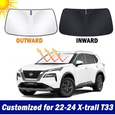 New Thick Foldable Windshield Sun Shade for Nissan X-trail T33（22-24）Visor - Image 1 of 4