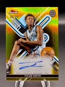 2022-23 Topps Finest OTE - Tyler Smith /50 Gold Refractor Auto #FA-TS - Bild 1 von 8