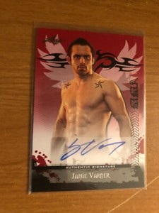 2010 Leaf MMA Jamie Varner autograph card 
