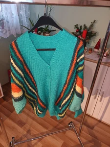 Damenjacke -neuwertig- handgestrickt Größe L - Bild 1 von 6