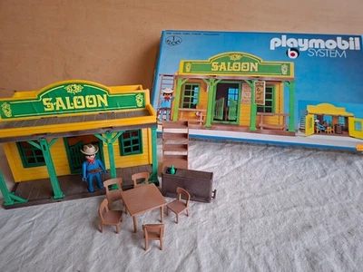 Playmobil Klicky 3425 Vintage Western Saloon RARE with Original Box - Image 1 of 4