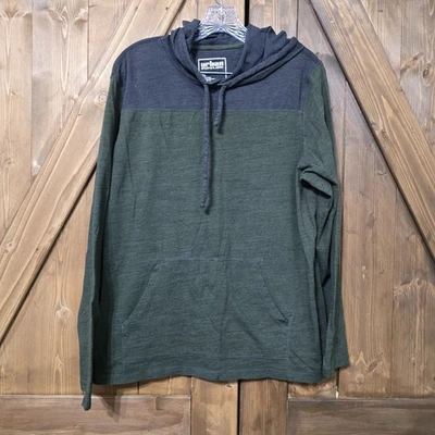 Urban Pipeline Men’s XL Hoodie Green Gray Pullover Kangaroo Pocket Cotton Blend - Image 1 of 4