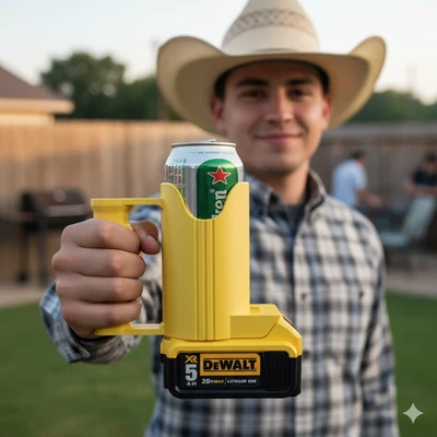 TripleD Tools ToolFuel Can Sleeve para batería Dewalt y enfriador de latas, impreso en 3D Foto 1 de 4