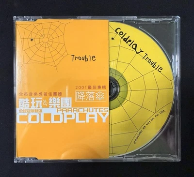 2001 Coldplay Trouble Parachutes Taiwan 1 Tracks Promo CD Single Ghost Stories - Image 1 of 4