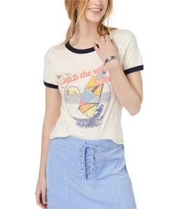 True Vintage Womens Catch The Wave Graphic T-Shirt - Picture 1 of 4