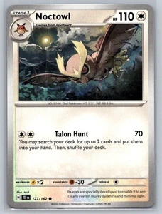 Noctowl #127/162 SV05: Temporal Forces Common - Pokemon Cards F7 - Picture 1 of 2