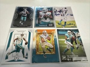 Tua Tagovailoa 2020 Chronicles Rookie Lot 6 Cards Prizm Black Gridiron Dolphins - Picture 1 of 8