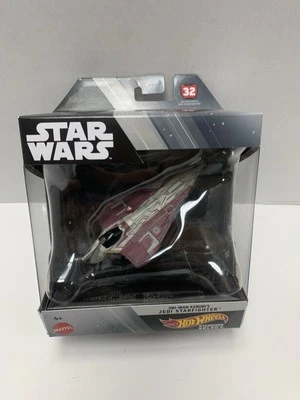Starships Select, Star Wars, #32, Obi Wan Kenobi, Jedi Starfighter, Hot Wheels Foto 1 de 4