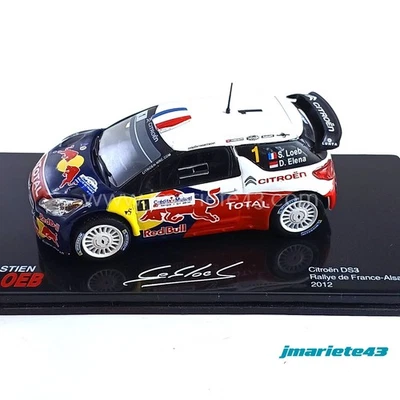 Citroën DS3 WRC #1 S. Loeb Rallye Francia-Alsazia 2012 1:43 - Immagine 1 di 4