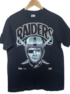 Camiseta De Colección 1992 Salem Sportswear Oakland Raiders Talla Mediana NFL Puntada Única - Imagen 1 de 9